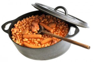 Survol d'un cassoulet