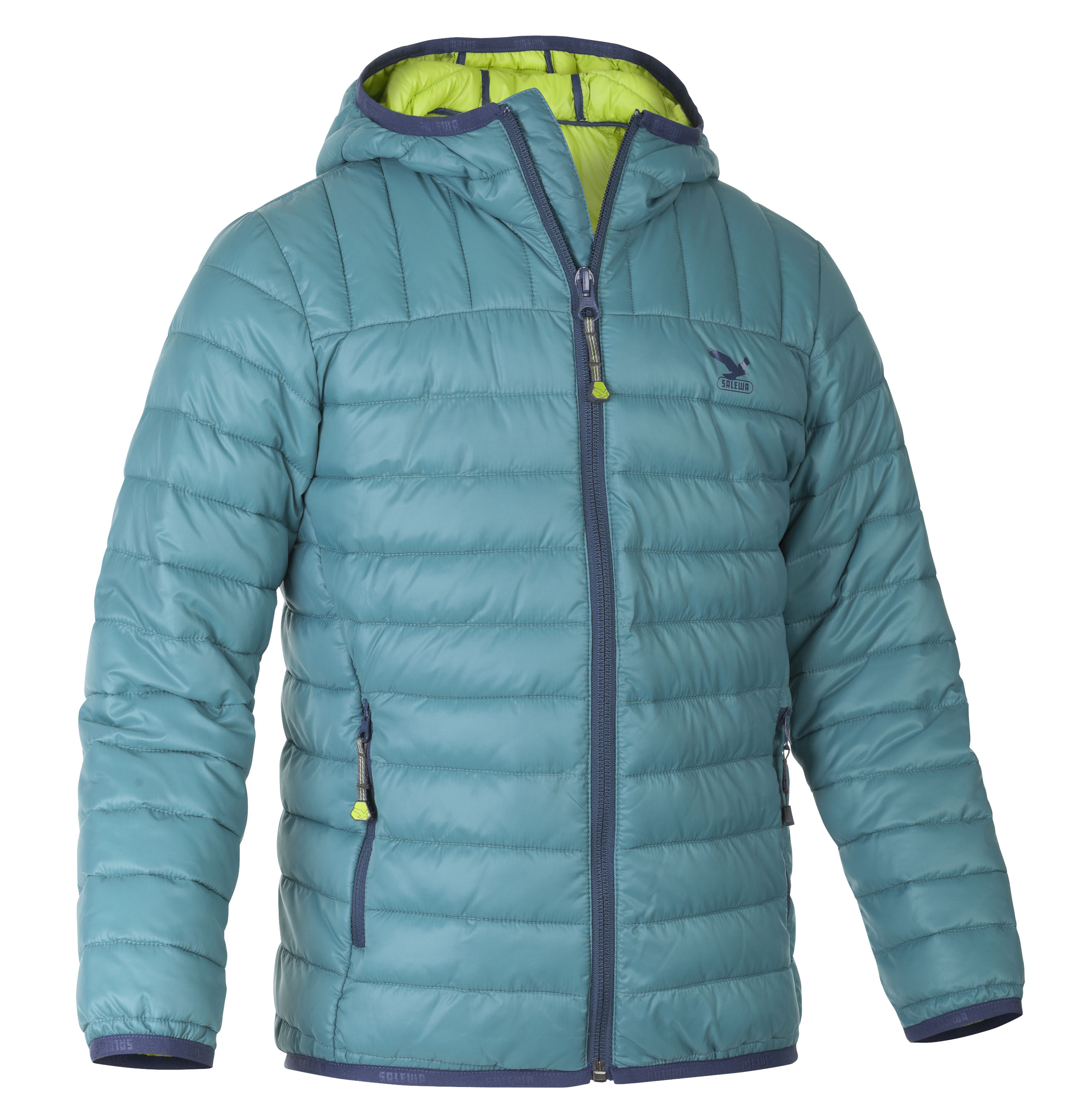 Salewa schickt die Kinder mit dem Bunny Ears PF K Jacket in die winterliche Natur.   Foto:(c) Salewa