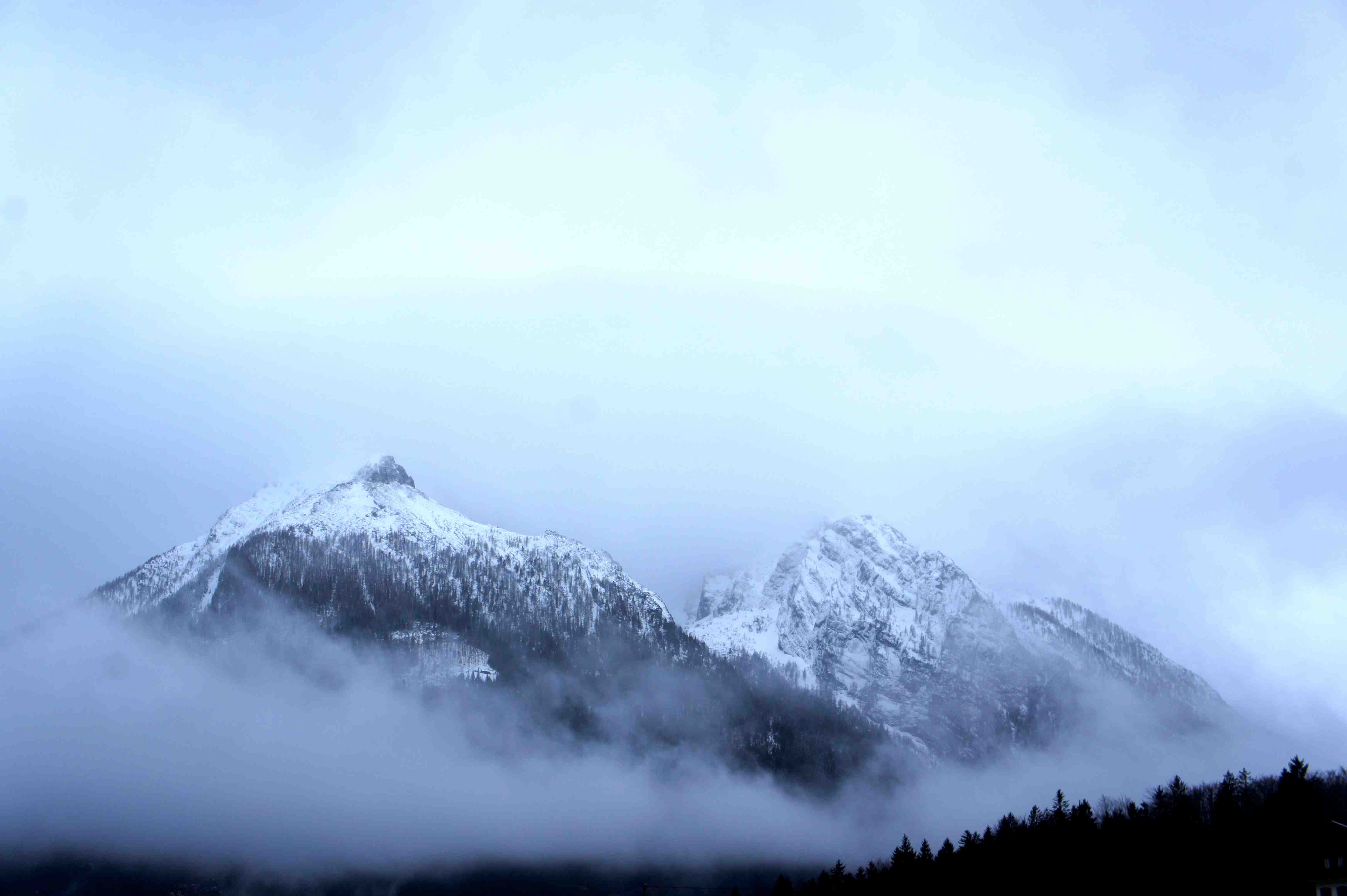 Schlechtes Wetter zum Bergsteigen am Hochkalter. Ideale Bedingungen um die neue Haglöfs Kollektion zu testen. Foto: (c) Kinderoutdoor.de