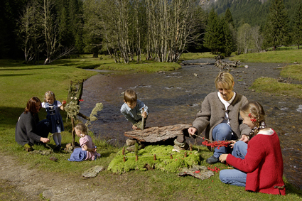 Kanada Feeling am Katschberg! Hier können Eltern und Kinder sind im UNESCO Biosphären Reservat erholen. Foto: (c) Tourismusregion Katschberg