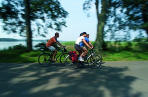 Radeln für einen guten Zweck auf dem Elberadweg in der Prignitz. Foto: ©TMB-Fotoarchiv/Schwarz 