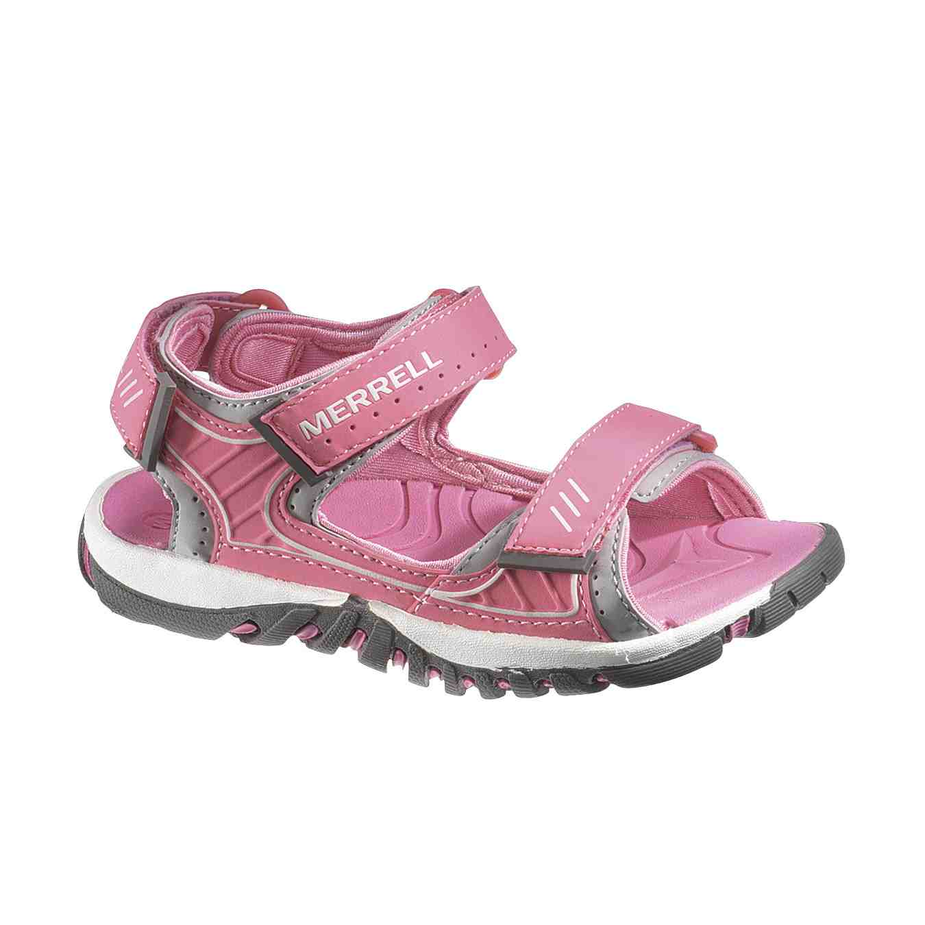 Eine für alles: Die Kindersandale Spinster Splash Kids von Merrell. Foto:(c) Merrell