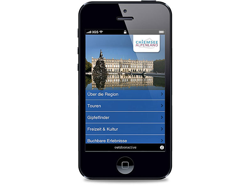 ChiemseeAlpenApp, © Unterkünfte, Veranstaltungen oder Touren findet Ihr beim Urlaub am Chiemsee mit der kostenlosen App Foto: Chiemsee-Alpenland Tourismus GmbH & Co. KG