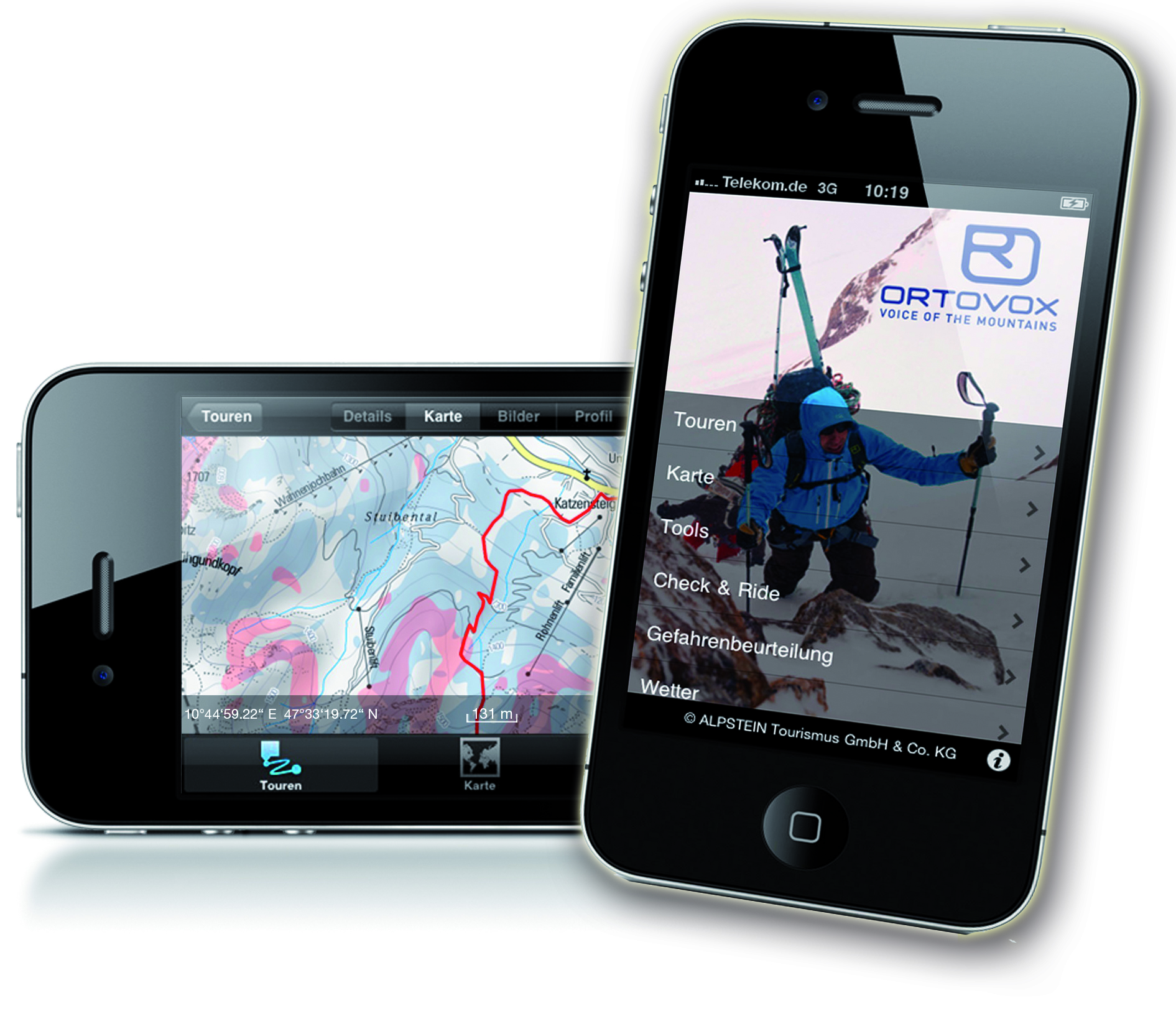 Ortovox kann mehr als tolle Merino Kleidung und Lawinensuchgeräte. Die kostenlose Outdoor App bringt im Sommer und Winter Bergsteiger, Skitourengeher, Trailrunner usw auf die Berge. Foto: (c) ortovox