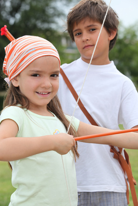 Endlich! Hört Ihr manche Kinder bei der Robin Hood Schnitzeljagd an dieser Station sagen. Foto: © auremar - Fotolia.com