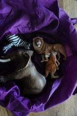 Tiere raten, auch das ist eine Spielstation bei der Schnitzeljagd am Kindergeburtstag. Foto: (c) Kinderoutdoor.de