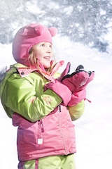 “ Und dann hat der Bub aus meiner Klasse gesagt: Deine Jacke sieht aber sehr toll aus! Und ich habe nur gemeint: Nicht mit Perwoll gewaschen, aber dafür von Luhta!“