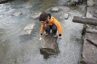 Rutschfeste Sohle und cooles Design: Der Salewa Junior Alp Trainer. Foto (c) Kinderoutdoor.de