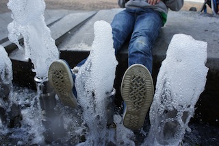 Kann so eine Sohle, wie die vom Swagy Surround von Superfit, wasserdicht sein? Foto (c) Kinderoutdoor.de
