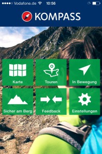 Die neue Kompass App ist da. Was kann der elektronische Pfadfinder? Foto (c) Kompass