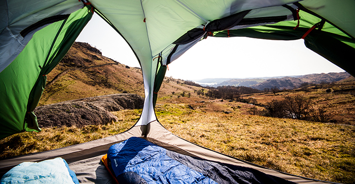 Zelt mit Ausblick: Große Freiheit im Optic Vue 2.5 von Mountain Hardwear. Foto (c) Mountain Hardwear
