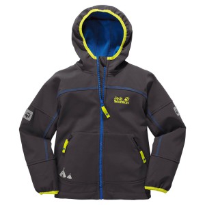 Kinderjacken von Jack Wolfskin sind beliebt, so wie die Softshelljacke Kids Whirlswind Jacket. Foto (c) Jack Wolfskin