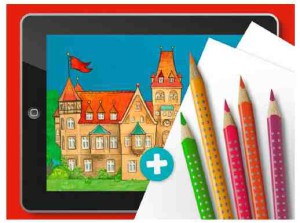 Eine Kinder App die ihren Namen verdient hat: Creative Kids.  Foto (c) Faber-Castell