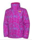 The North Face treibt es bunt bei den Kinderjacken, wie hier bei dem Girls Camfly Resolve Jacket. Foto (c) TNF