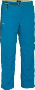 OutDoor 2014: Eine Salewa Hose mit einem Namen wie aus Starwars: La Dura Dura Dry K 2/1 Pant Damit kommen kleine Bergsteiger auf jeden Gipfel! Foto (c) Salewa