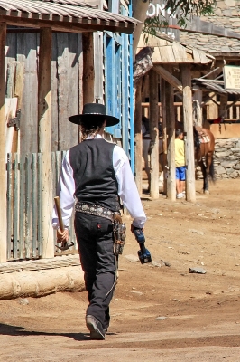 Cowboy Schnitzeljagd und die Kinder fühlen sich wie im Wilden Westen! Hombre! Foto (c) Robert Babiak / pixelio.de