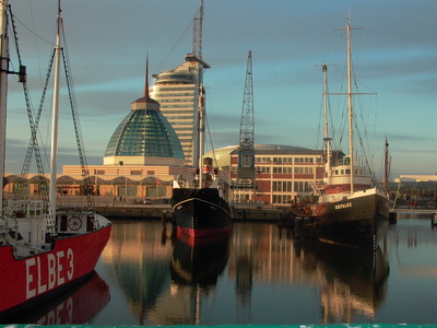 Die Seestadtrunde ist ideal um Bremerhaven zu entdecken. Foto (c) Dieter Dewald / pixelio.de