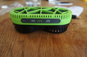 Das Ufo ist gelandet. In Wirklichkeit ist das Powertrekk ein mobiles Ladegerät mit Brennstoffzelle. Foto (c) Kinderoutdoor.de