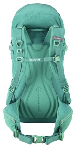 Montane feiert 2015 mit einer eigenen Rucksacklinie für Frauen Premiere. Der Yarara 32 ist ein Leichtgewicht und Allrounder am Berg. Foto (c) Montane