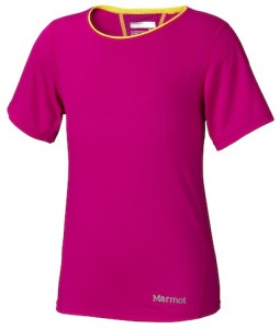 Manchen Mädchen gefällt jede Farbe, solange sie rosa ist. Marmot hat für Pink Girlis das Girl's Essential Short Sleeve. Foto (c) Marmot