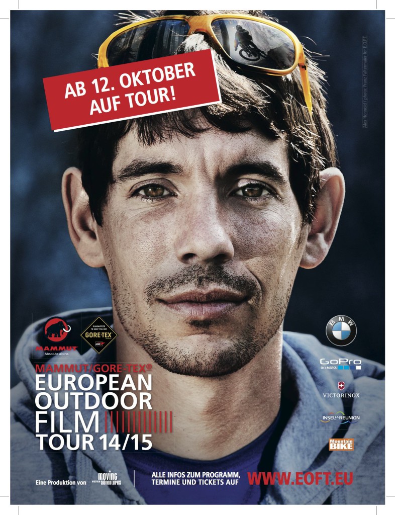 Die European Outdoor Film Tour ist wieder da. Bald zumindest. Ein Pflichttermin für alle Outdoorer. Foto (c) EOFT