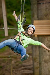 Auf 1.100 Metern Höhe befindet sich der Kletterwald Bärenfalle im Allgäu. Foto (c) TIEFBLICK GmbH