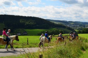 Der Name ist Programm! Ponyhof Meier darf sich Ferienhof 2014 nennen. Foto (c) Ponyhof Meier, Fam. Meier, Eslohe/Sauerland
