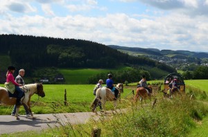 Der Name ist Programm! Ponyhof Meier darf sich Ferienhof 2014 nennen.  Foto (c) Ponyhof Meier, Fam. Meier, Eslohe/Sauerland