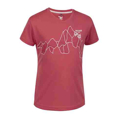 Ein Kinder T-Shirt ohne debil grinsendes Kätzchen: Das Salewa Wonder Dry G S/S Tee. Foto (c) Salewa