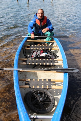 Alles drin was ein Kinderwagen braucht! Klein zerlegt passt der Bob revolution Pro auch in ein Kanu. Foto (c) KPB
